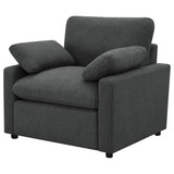  Coaster Furniture Collins 609533P Upholstered Power Recliner Chair - Dark Grey IMAGE 17