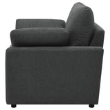  Coaster Furniture Collins 609533P Upholstered Power Recliner Chair - Dark Grey IMAGE 3