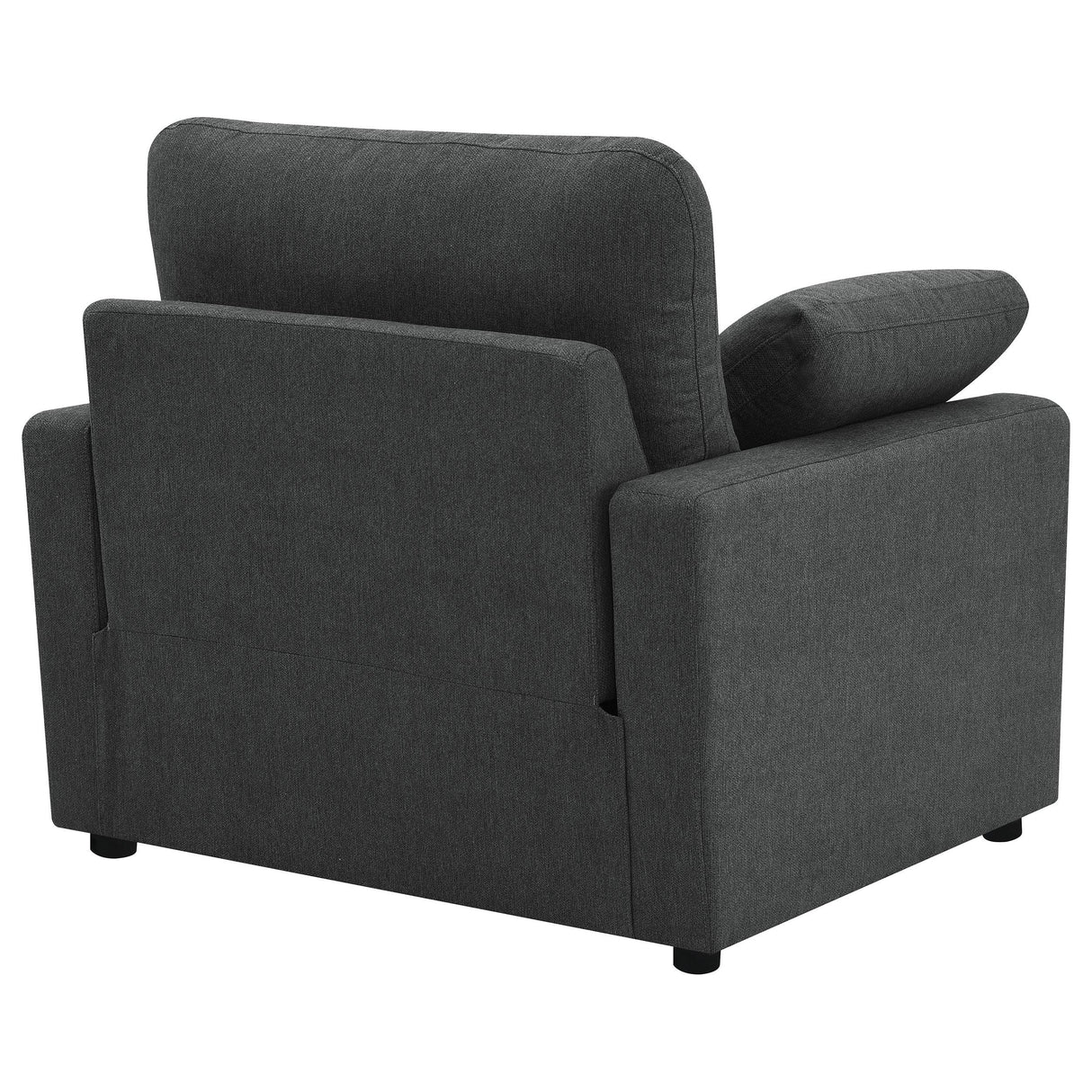  Coaster Furniture Collins 609533P Upholstered Power Recliner Chair - Dark Grey IMAGE 9