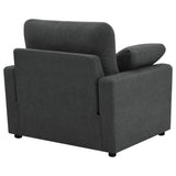  Coaster Furniture Collins 609533P Upholstered Power Recliner Chair - Dark Grey IMAGE 9