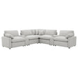  Coaster Furniture Collins 609560P-SETA 7-piece Modular Power Reclining Sectional - Grey IMAGE 1