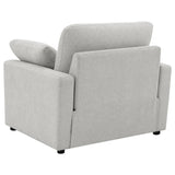  Coaster Furniture Collins 609563P Upholstered Power Recliner Chair - Grey IMAGE 12