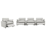  Coaster Furniture Collins 609563P Upholstered Power Recliner Chair - Grey IMAGE 14