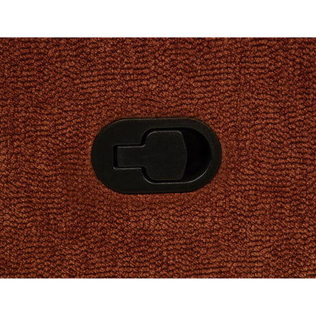  Coaster Furniture Navarro 609575 Chenille Upholstered Reclining Loveseat - Burnt Orange IMAGE 6