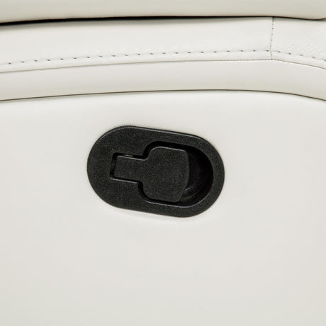  Coaster Furniture Camila 610248 Upholstered Motion Reclining Loveseat - White IMAGE 6
