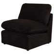  Coaster Furniture Collins 610350AC Modular Armless Chair - Chocolate Brown IMAGE 1