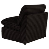 Coaster Furniture Collins 610350AC Modular Armless Chair - Chocolate Brown IMAGE 8