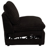 Coaster Furniture Collins 610350ARP Modular Power Armless Recliner - Chocolate Brown IMAGE 4