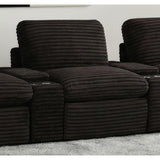  Coaster Furniture Collins 610350ARP Modular Power Armless Recliner - Chocolate Brown IMAGE 9