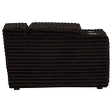  Coaster Furniture Collins 610350CON Upholstered Modular Storage Console - Chocolate Brown IMAGE 10