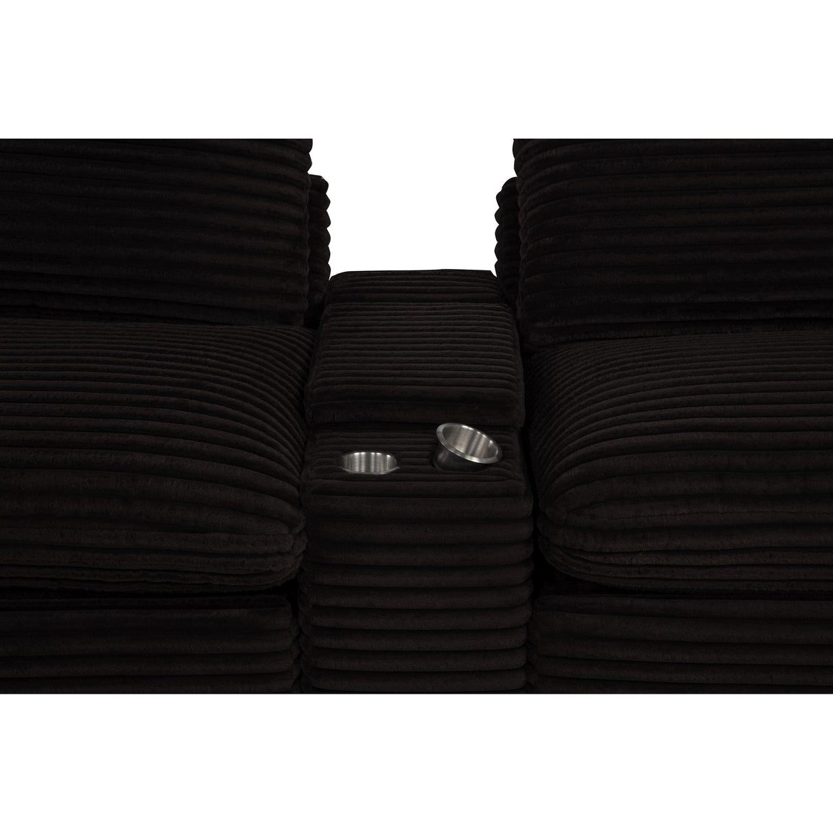  Coaster Furniture Collins 610350CON Upholstered Modular Storage Console - Chocolate Brown IMAGE 13