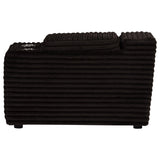  Coaster Furniture Collins 610350CON Upholstered Modular Storage Console - Chocolate Brown IMAGE 3