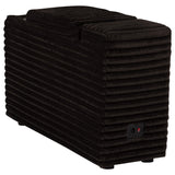 Coaster Furniture Collins 610350CON Upholstered Modular Storage Console - Chocolate Brown IMAGE 6