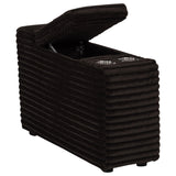  Coaster Furniture Collins 610350CON Upholstered Modular Storage Console - Chocolate Brown IMAGE 7
