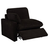  Coaster Furniture Collins 610350LRP Modular LAF Power Recliner - Chocolate Brown IMAGE 10