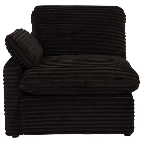  Coaster Furniture Collins 610350LRP Modular LAF Power Recliner - Chocolate Brown IMAGE 3