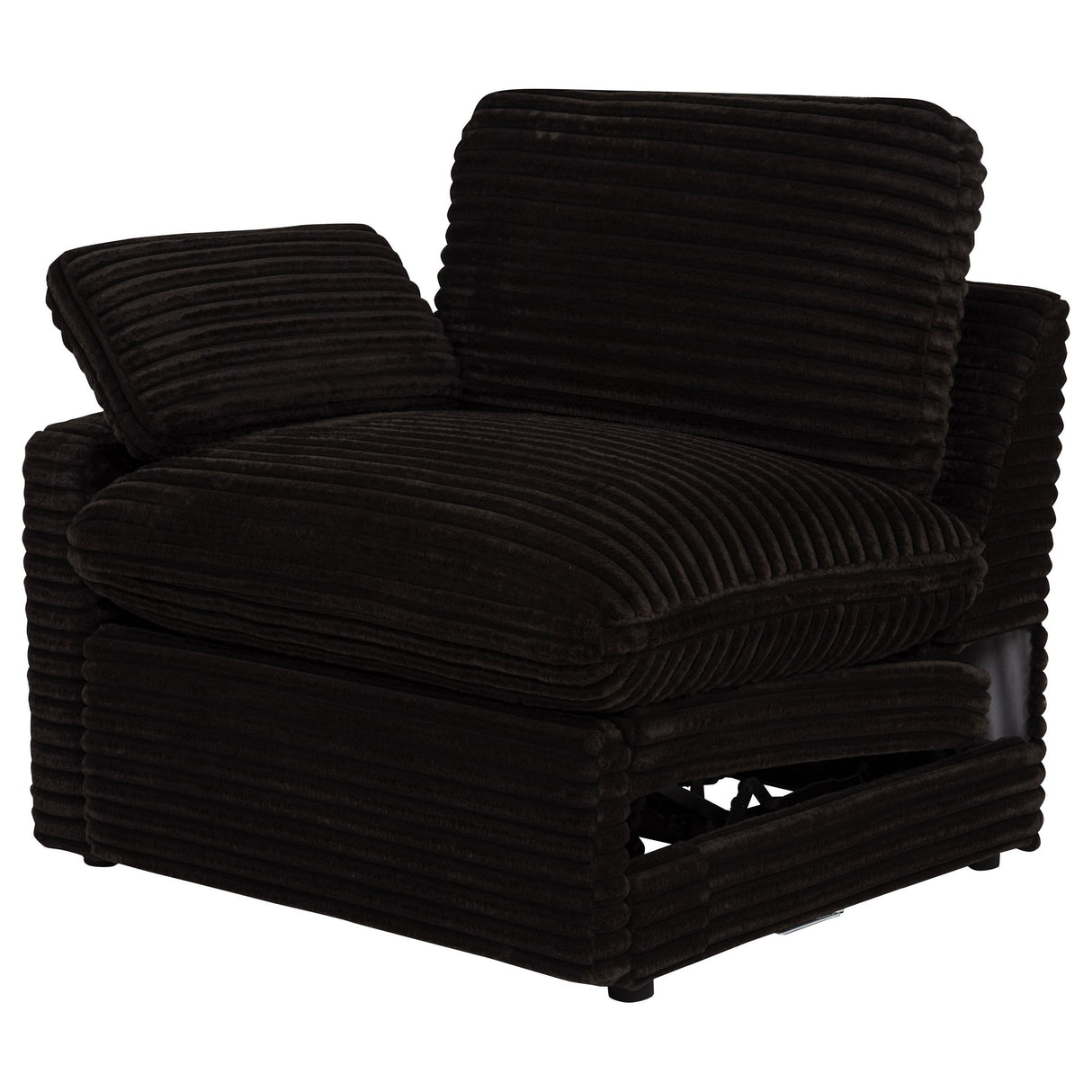  Coaster Furniture Collins 610350LRP Modular LAF Power Recliner - Chocolate Brown IMAGE 6