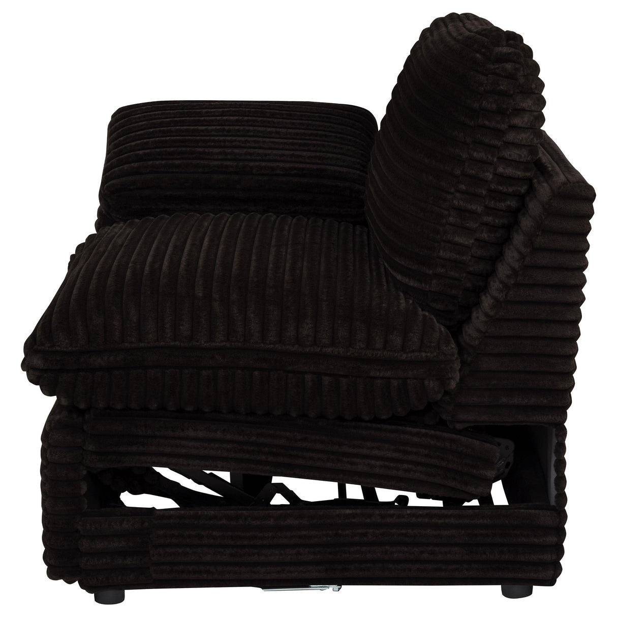  Coaster Furniture Collins 610350LRP Modular LAF Power Recliner - Chocolate Brown IMAGE 8