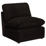  Coaster Furniture Collins 610350P 5-piece Modular Power Reclining Sectional - Chocolate Brown IMAGE 6