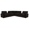  Coaster Furniture Collins 610350P-SETA 7-piece Modular Power Reclining Sectional - Chocolate Brown IMAGE 1