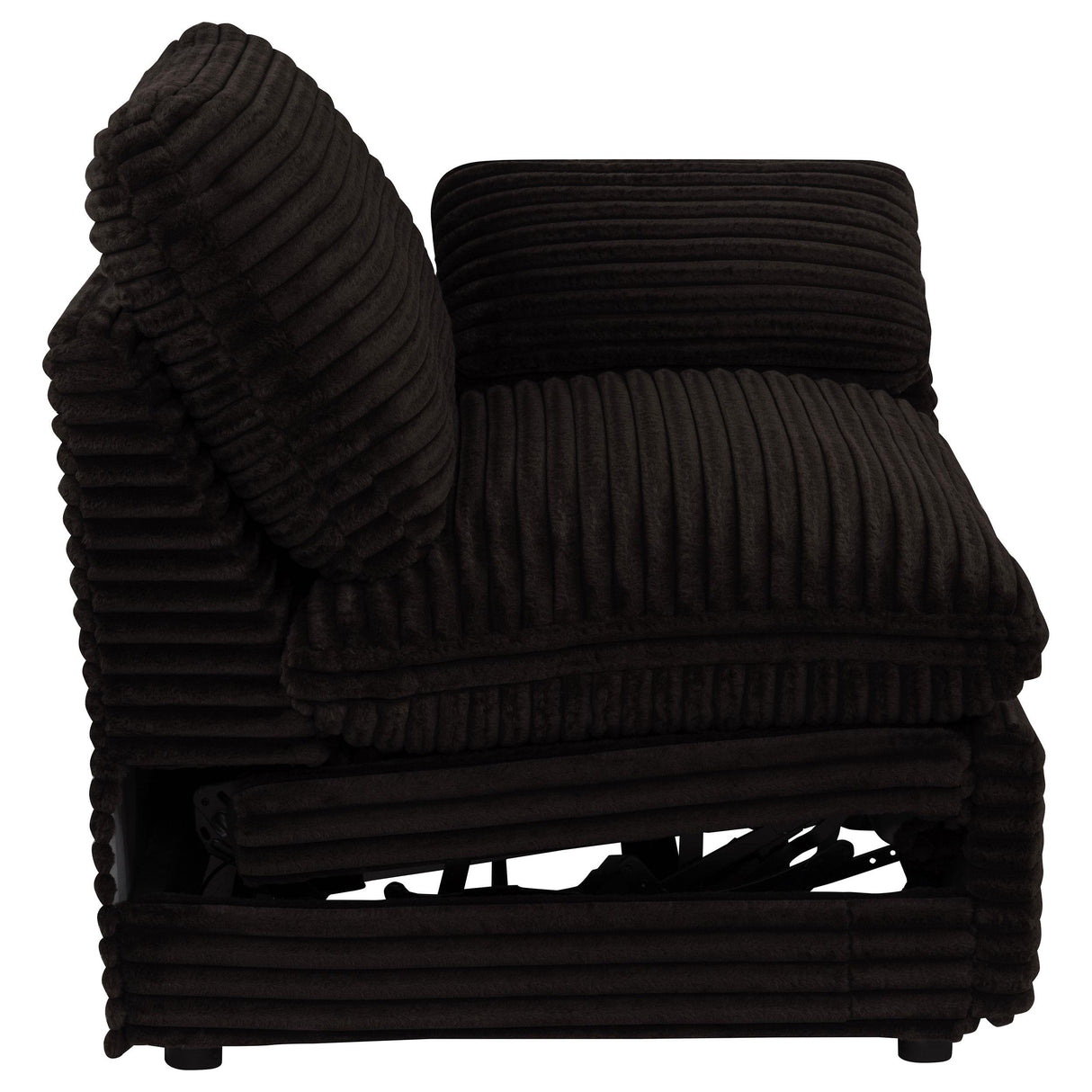  Coaster Furniture Collins 610350RRP Modular RAF Power Recliner - Chocolate Brown IMAGE 5