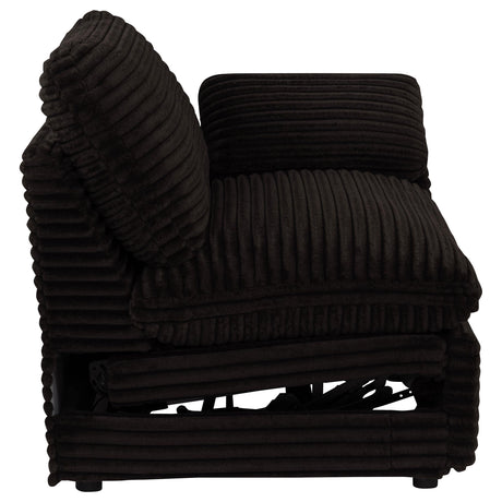  Coaster Furniture Collins 610350RRP Modular RAF Power Recliner - Chocolate Brown IMAGE 5