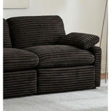  Coaster Furniture Collins 610350RRP Modular RAF Power Recliner - Chocolate Brown IMAGE 6