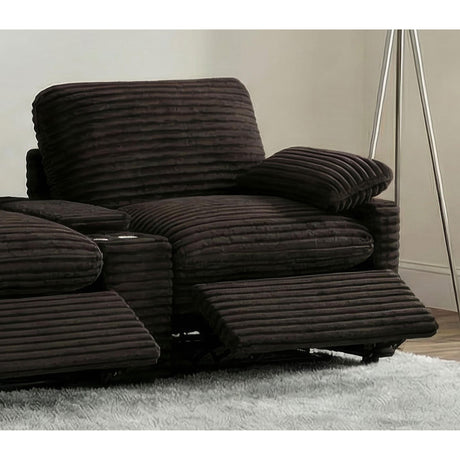  Coaster Furniture Collins 610350RRP Modular RAF Power Recliner - Chocolate Brown IMAGE 8