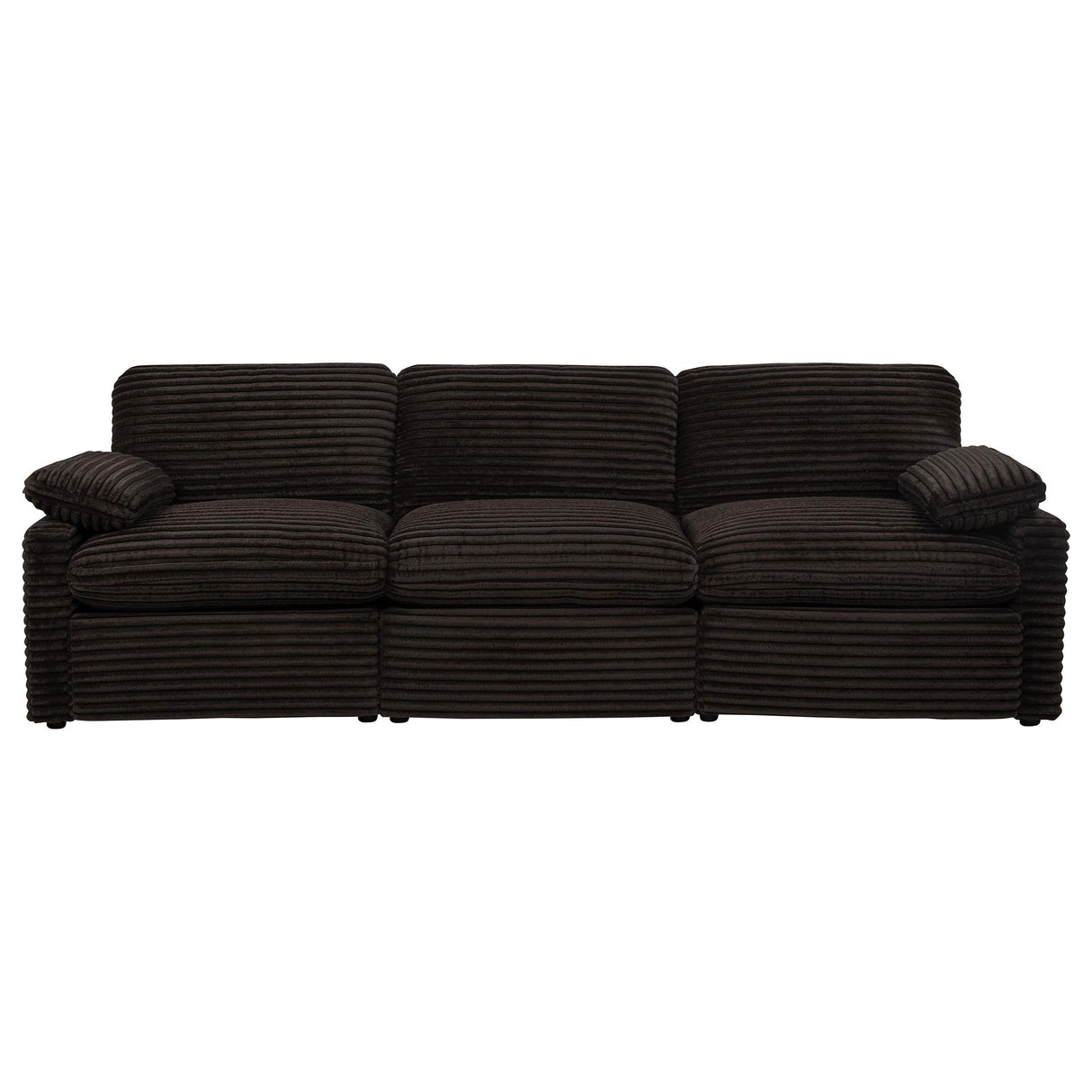  Coaster Furniture Collins 610351P Modular Power Sofa - Chocolate Brown IMAGE 10