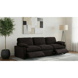  Coaster Furniture Collins 610351P Modular Power Sofa - Chocolate Brown IMAGE 6