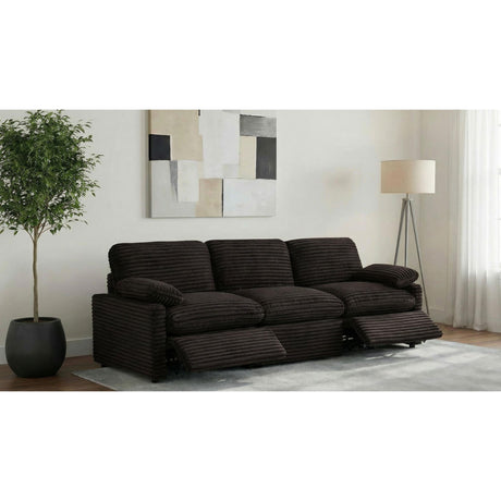  Coaster Furniture Collins 610351P Modular Power Sofa - Chocolate Brown IMAGE 6