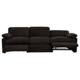  Coaster Furniture Collins 610351P Modular Power Sofa - Chocolate Brown IMAGE 9
