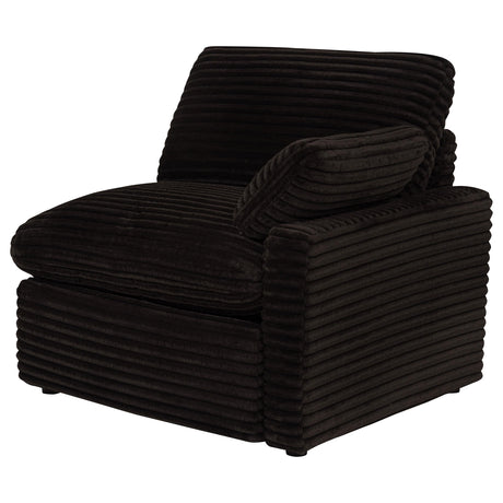  Coaster Furniture Collins 610352P Modular Power Loveseat - Chocolate Brown IMAGE 11