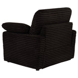  Coaster Furniture Collins 610353P Upholstered Power Recliner Chair - Chocolate Brown IMAGE 12