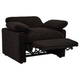  Coaster Furniture Collins 610353P Upholstered Power Recliner Chair - Chocolate Brown IMAGE 13