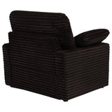  Coaster Furniture Collins 610353P Upholstered Power Recliner Chair - Chocolate Brown IMAGE 15