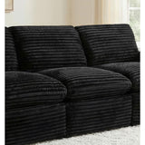  Coaster Furniture Collins 610360AC Modular Armless Chair - Black IMAGE 6