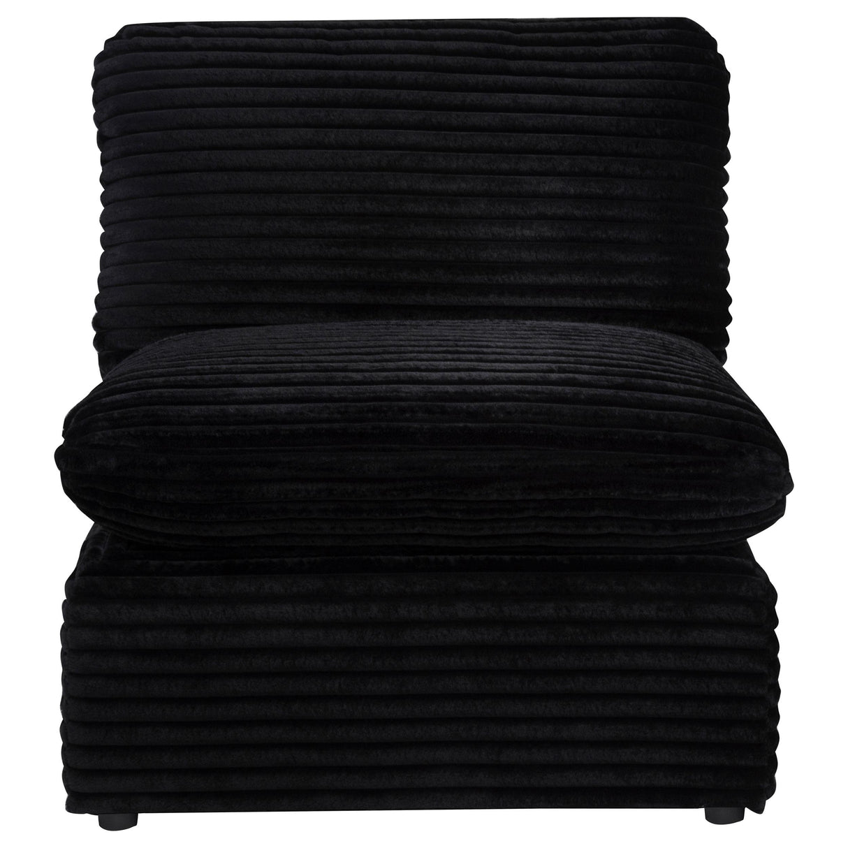  Coaster Furniture Collins 610360AC Modular Armless Chair - Black IMAGE 8