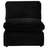  Coaster Furniture Collins 610360AC Modular Armless Chair - Black IMAGE 8