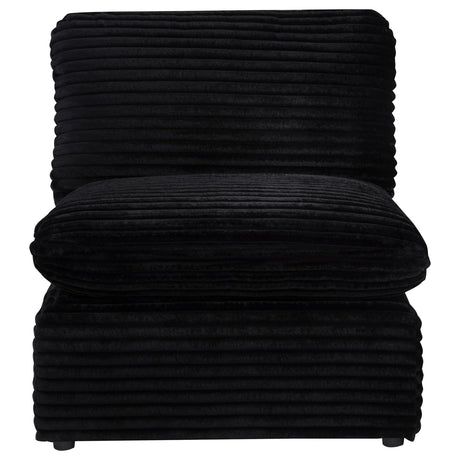  Coaster Furniture Collins 610360AC Modular Armless Chair - Black IMAGE 8