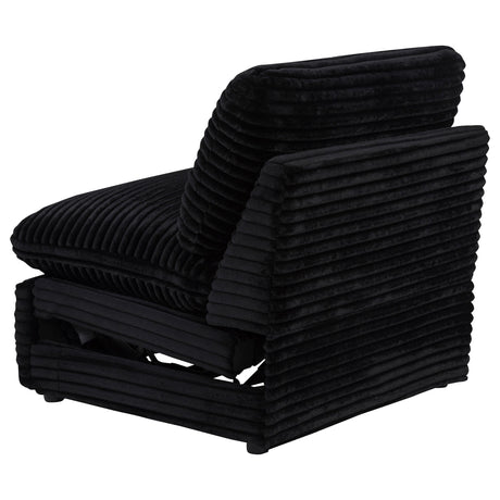  Coaster Furniture Collins 610360ARP Modular Power Armless Recliner - Black IMAGE 11