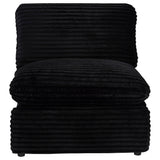  Coaster Furniture Collins 610360ARP Modular Power Armless Recliner - Black IMAGE 3