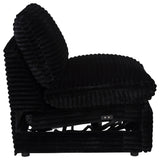  Coaster Furniture Collins 610360ARP Modular Power Armless Recliner - Black IMAGE 4