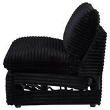  Coaster Furniture Collins 610360ARP Modular Power Armless Recliner - Black IMAGE 9