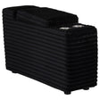  Coaster Furniture Collins 610360CON Upholstered Modular Storage Console - Black IMAGE 1