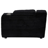  Coaster Furniture Collins 610360CON Upholstered Modular Storage Console - Black IMAGE 2