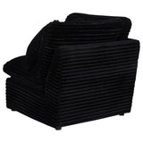  Coaster Furniture Collins 610360CRN Modular Corner Chair - Black IMAGE 8