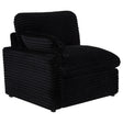  Coaster Furniture Collins 610360LRP Modular LAF Power Recliner - Black IMAGE 1