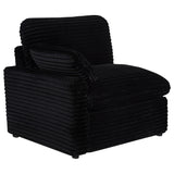  Coaster Furniture Collins 610360LRP Modular LAF Power Recliner - Black IMAGE 1