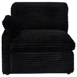  Coaster Furniture Collins 610360LRP Modular LAF Power Recliner - Black IMAGE 3